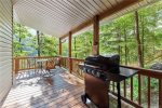 Covered deck with grill